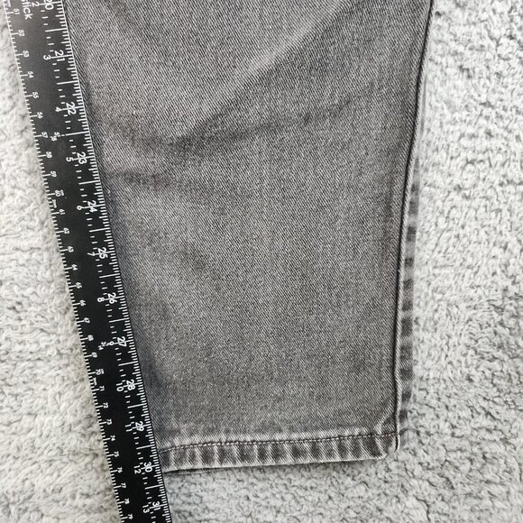 VTG Y2K High Waisted Mom Jeans Women's 14 Curvy Levi's 550 Straight Tapered Leg - Picture 6 of 12